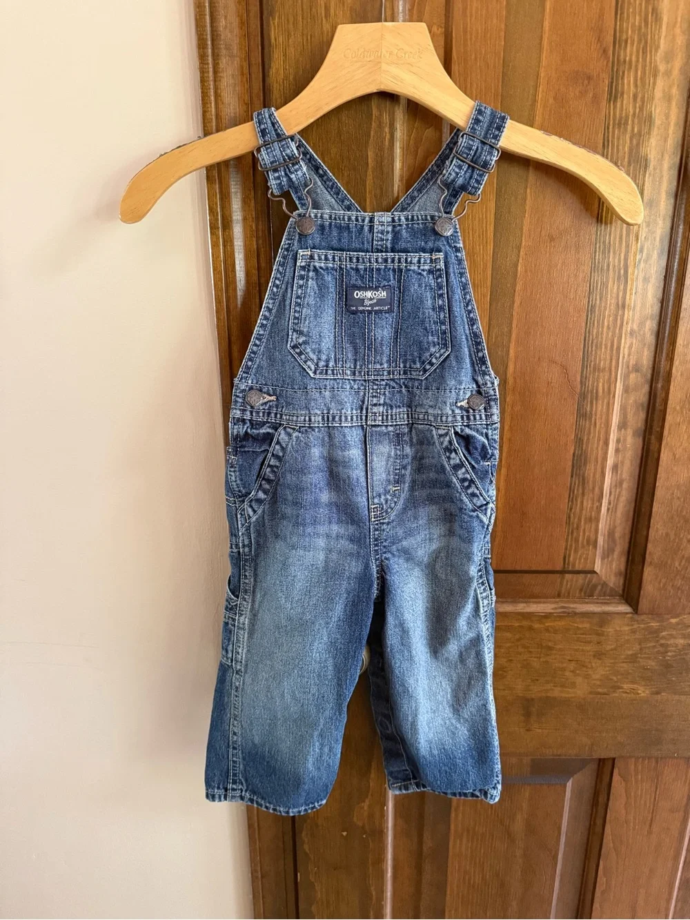 OshKosh B'gosh Vintage Wash Blue Denim Overalls